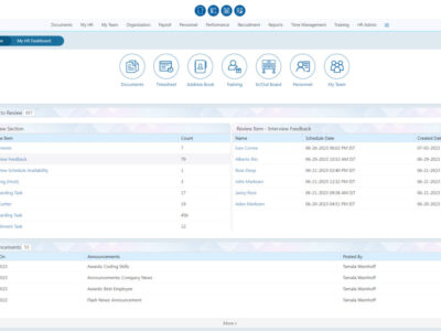 Screenshot of SutiHR