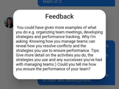 Screenshot of AI Coach