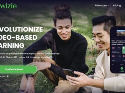 Screenshot of Kwizie