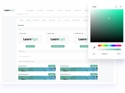 Screenshot of LearnRight