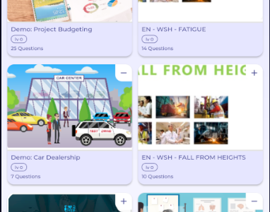 Screenshot of Knowledge Gym