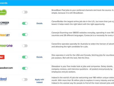 Screenshot of Zoho Recruit