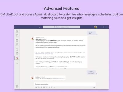 Screenshot of LEAD.bot