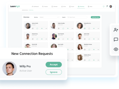 Screenshot of LearnRight