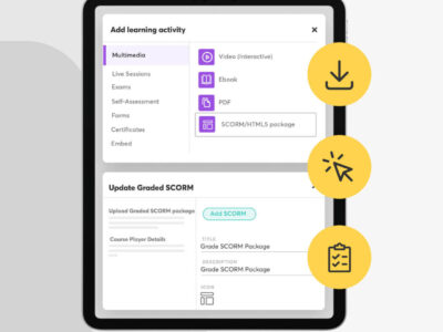 Screenshot of LearnWorlds LMS