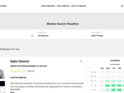 Screenshot of Mentorwise