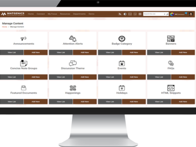 Screenshot of PeopleOne by Eleviant