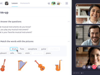Screenshot of Edvibe