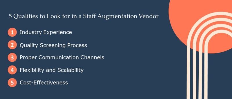 Qualities to look for while choosing the right staff augmentation vendor