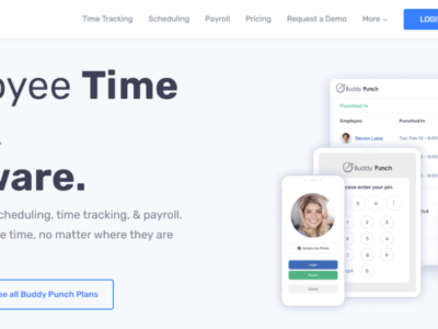 Screenshot of Buddy Punch