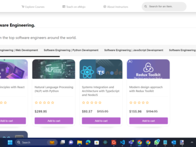 Screenshot of Instructor