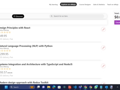 Screenshot of Instructor