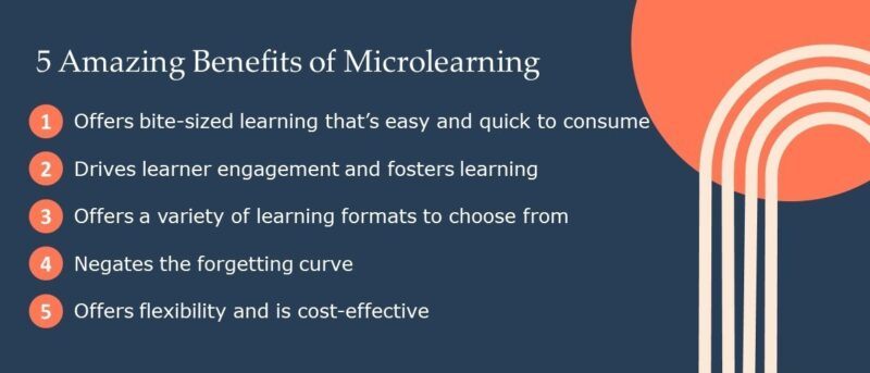 The benefits of microlearning