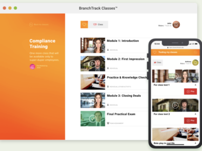 Screenshot of BranchTrack