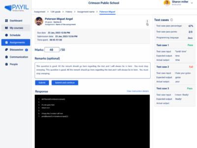 Screenshot of Payil - Future of Learning
