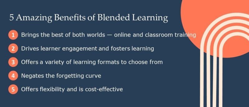 Benefits of blended learning