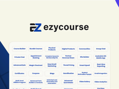 Screenshot of EzyCourse