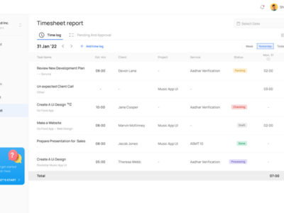 Screenshot of TaskOPad