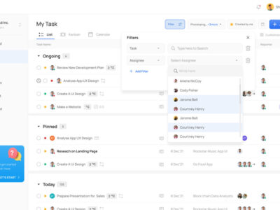 Screenshot of TaskOPad