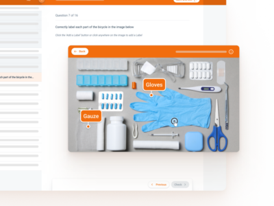 Screenshot of aXcelerate LMS