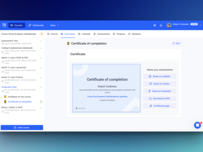 Screenshot of Teachfloor