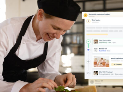 Screenshot of aXcelerate LMS