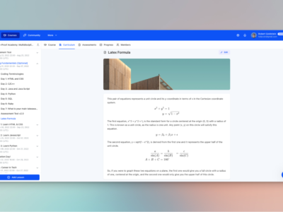 Screenshot of Teachfloor