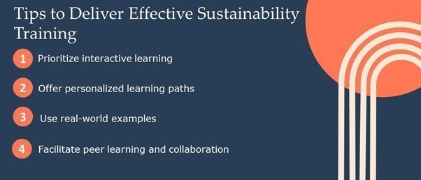 Tips to deliver effective sustainability training