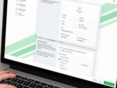 Screenshot of aXcelerate LMS