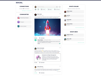 Screenshot of Opigno LMS