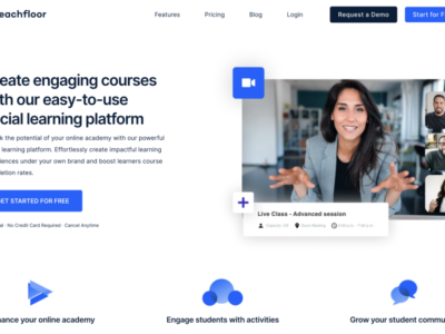 Screenshot of Teachfloor