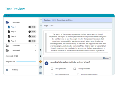 Screenshot of TestInvite