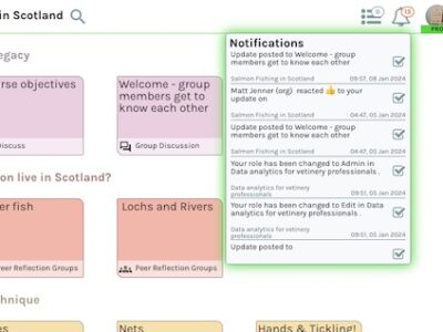 Screenshot of Coursensu