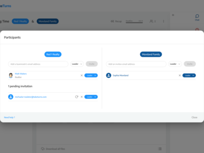 Screenshot of TakeTurns