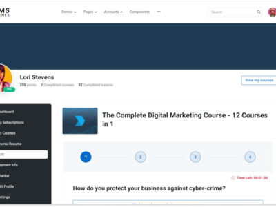 Screenshot of LMS Monks