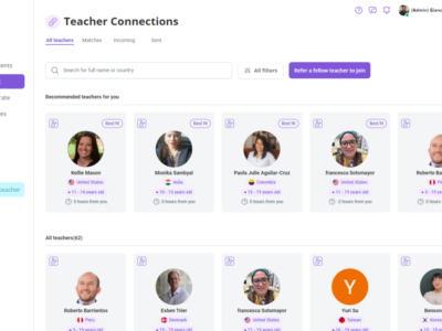 Screenshot of Class2Class.org