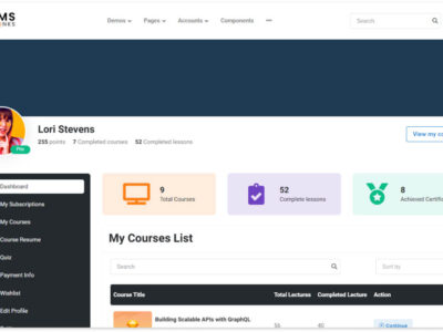 Screenshot of LMS Monks