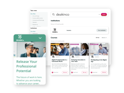 Screenshot of OpenLearning