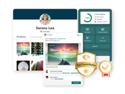 Screenshot of OpenLearning