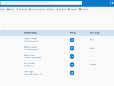Screenshot of CaseFox