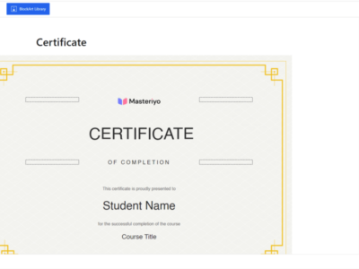 Screenshot of Masteriyo