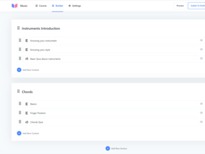 Screenshot of Masteriyo