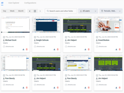 Screenshot of CurrentWare | Employee Monitoring & Cybersecurity