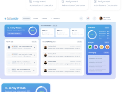 Screenshot of Astria Learning