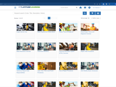Screenshot of LatitudeLearning