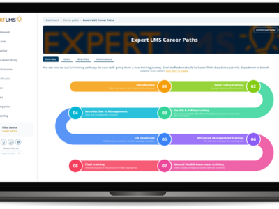 Screenshot of Expert LMS