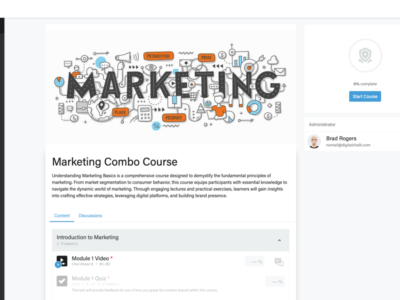 Screenshot of DigitalChalk