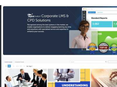 Screenshot of DigitalChalk