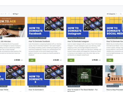 Screenshot of DigitalChalk