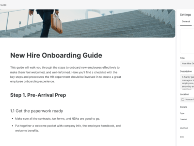 Screenshot of iSpring LMS - Onboarding
